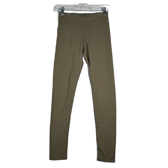 Aerie Leggings Women Small Olive Green Chill Play Move Casual Workout Athleisure - Picture 1 of 7
